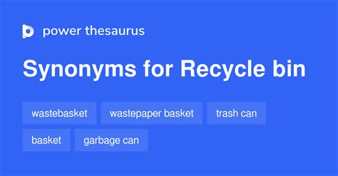 garbage synonyms|Garbage Bin synonyms .